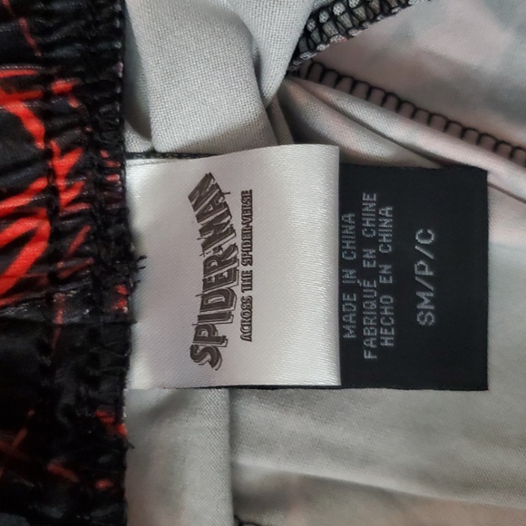 Marvel's Miles Morales Black and Red Web Sleep/ Lounge Pants - Picture 15 of 16